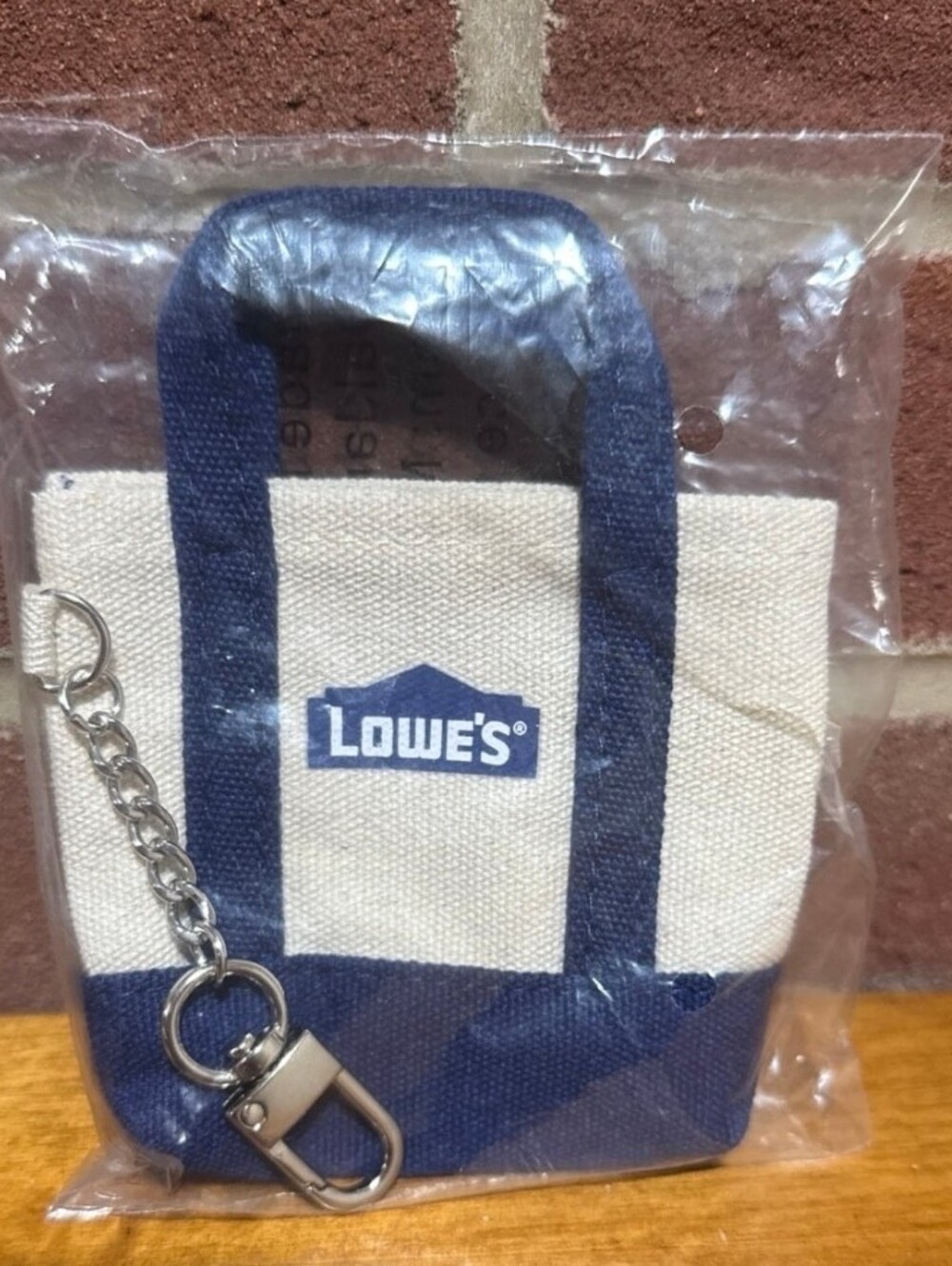 Official Lowes Keychain Tote- New